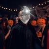 Glitter Material Disco Ball Mirror Mask Steampunk Style Costume Mask  Halloween Costume