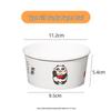 Premium Thickened Rice Husk Disposable Bowls, Panda Design