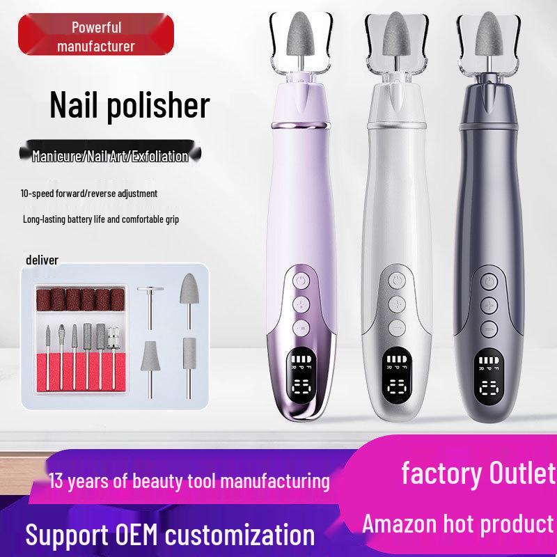 Portable Electric Nail File and Manicure Set