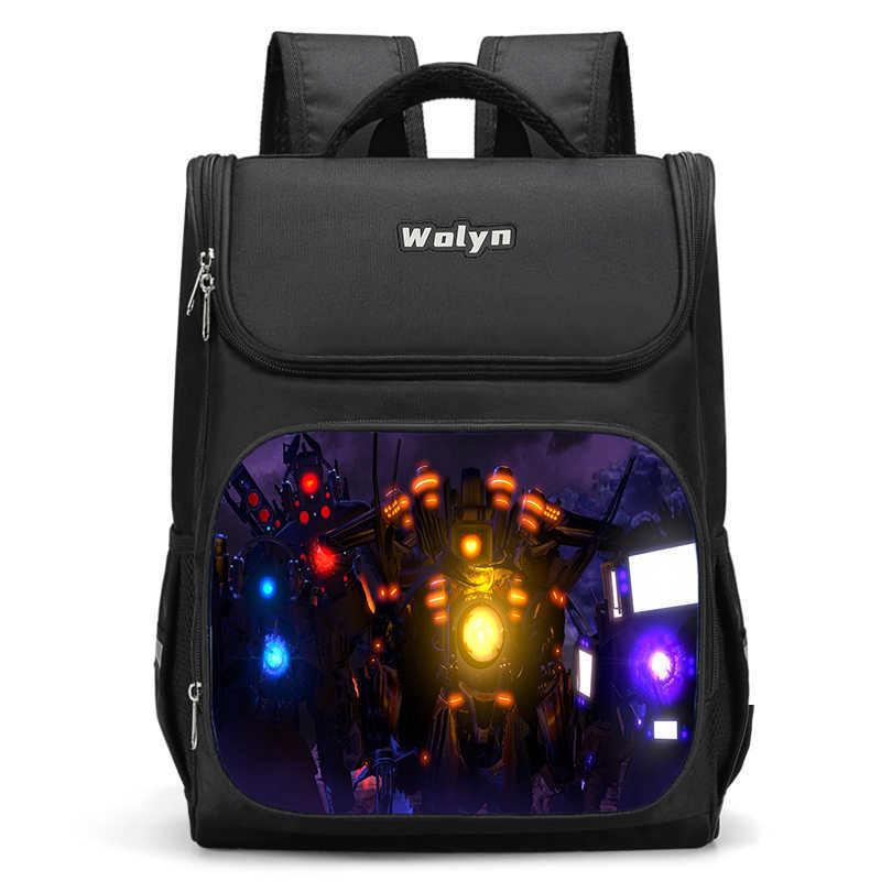 Trendy Oxford Cloth Backpack For Elementary School Students Large Capacity Design