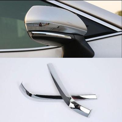 ABS Krom Araba dikiz aynaları Kapak Trim Şerit Etiket Toyota Camry XV70 2017 2018 Araba Dış Aksesuarları