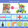Children's Water Pipe Building Blocks - Puzzle Toy for Ages 3-7, Plastic Assembly for Boys