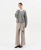 Laneonkyulleoseu Layered Wrap Skirt Pants Set_Ash Beige