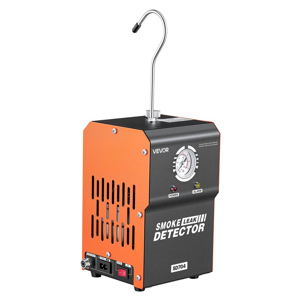VEVOR Automotive Smoke Machine Leak Detector, DC 12V EVAP Vacuum Diagnostic Tester with Built-in Air Pump & Pressure Gauge