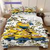 Despicable Minions Phone Case Threepiece Set 1 Duvet Cover 2 Pillowcase Without Core Duvet Cover And Pillowcase Christmas Birthday Gift