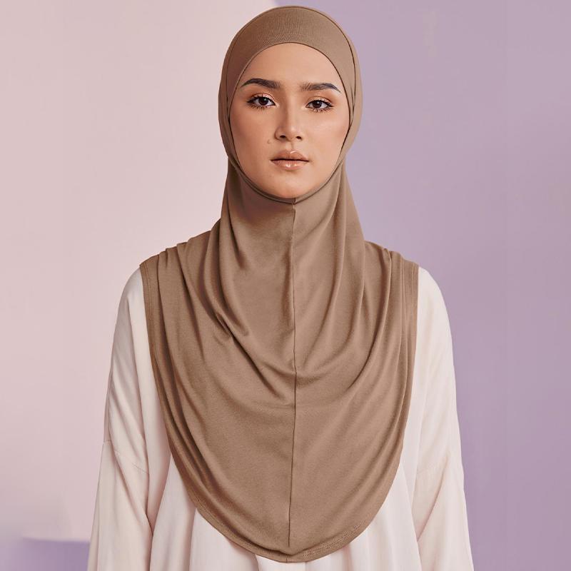 One Piece Hijab Ready To Wear Instant Bawal Instant Headscarf Instant For Muslim Women