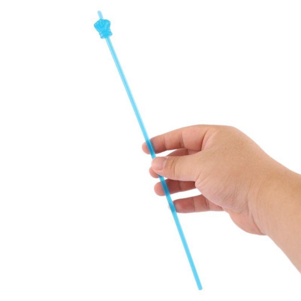 10pcs Simple Macaron/Transparent Teaching Stick Finger Design Handheld Reading Sticks Teaching Pointer Students