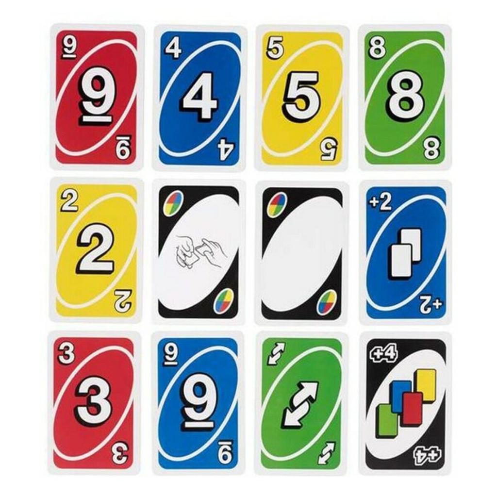 Uno Mattel UNO Karten Brettspiel (24 Stück)