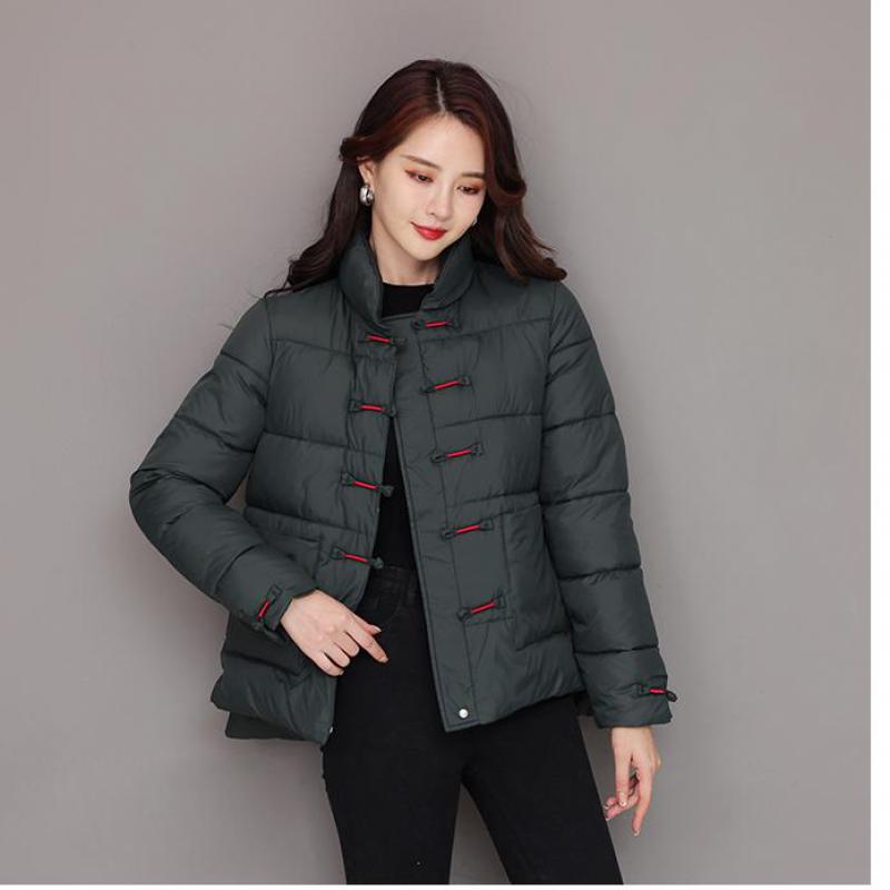 

Хлопковая стеганая куртка и пальто в китайском стиле в стиле ретро, ​​литературная и художественная одежда, двубортные парки XXXL