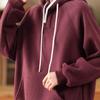 Sweatshirt for Women Cotton Oversize Hooded Thickened Loose Casual Pullover Long Sleeve Top Sweatshirt