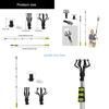B0KB Ergonomic Handle Plan Light Bulb Changer Extendable Post For Comfortable Action In Hard To Reach Districts