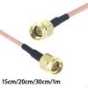 Male Adapter, RG316 Extension Cable, High Temperature Resistance Cable for Adapter