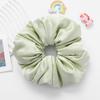 Silk Hair Tie Women 9.5cm Wide Satin Scrunchie With Soft Filling High Elasticity Handmade
