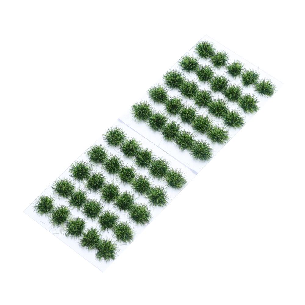 Micro Landscape Artificial Grass Tufts Miniature Grass Bushes Plant Cluster Simulation Model