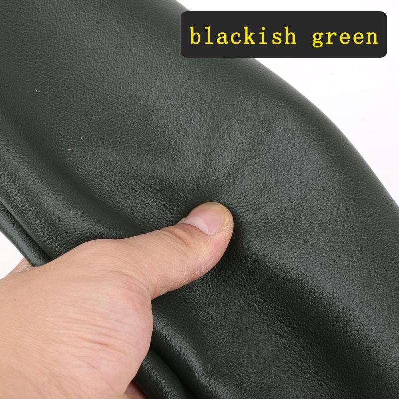 Colorful plain weave top layer cowhide leather material, genuine leather fabric with drop pattern of 1.2mm thick soft cowhide so