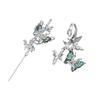 Elegant Butterfly Studs Earrings With Stylish Rhinestones for Fashionable Women Seek Unique Styles and Comfortable Wear