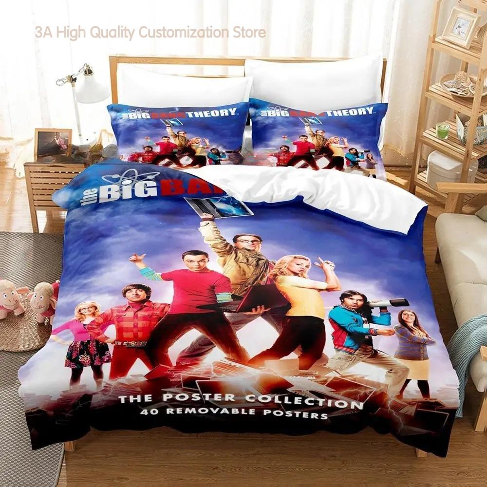 The Big Bang Theory Beding Set Single Twin Ful Quen King-Sized Dimensionsd Dimensions Bed Linen Set Aldult Young Boys Bedrom Duvetcover Sets 3D Print