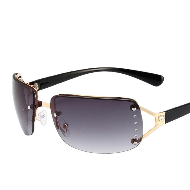 New Punk One Piece Sunglasses Women Luxury Brand Designer Sun Glasses UV400 Unisex Shades Fashion Eyewear Y2k