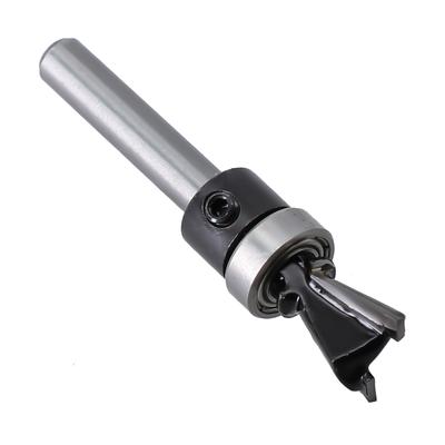 14IN Shank Carbide Dovetail Router Bit with Bottom Bearing for Woodworking Projects with Complex Cutting Needs
