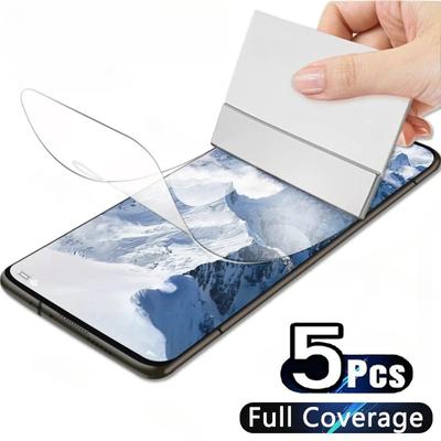 5PCS Pellicola Idrogel Per Xiaomi Mi 13 12 11 Lite 13T 12T 11T Pro 12S Ultra 11i 12X 5G Protezione Dello Schermo Non di Vetro