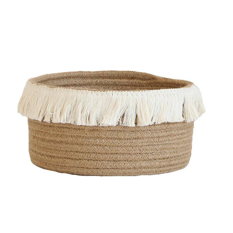 Multifunctional Storage Basket Foldable Design Decorative Basket For Storing Jewelry Keys Needles