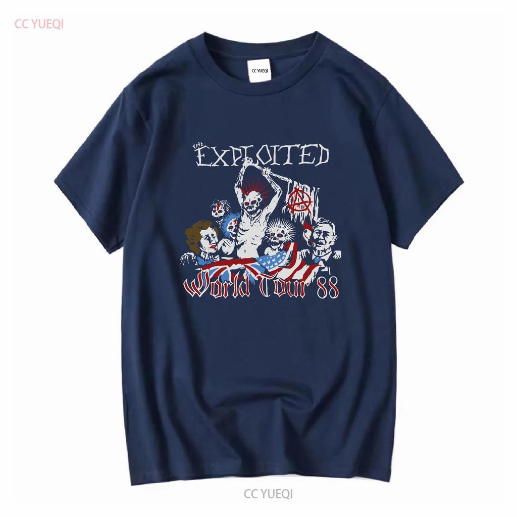Hot The Exploited T Shirt New Popular S 234XL U1605 long or short sleeves vintage Washed Soft Slightly designer clothes