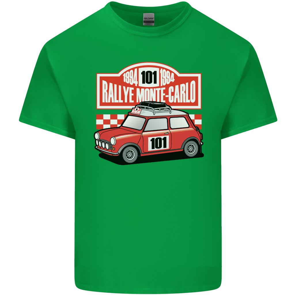 Rallye Monte Carlo Mini Rally Car Unisexs Light Cotton TShirt