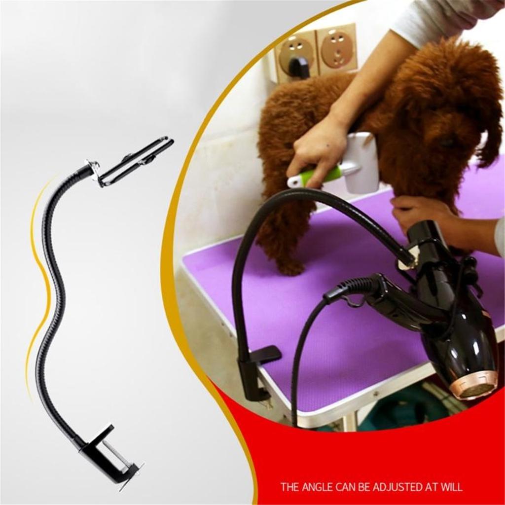 Pet Dog Grooming Table Hair Dryer Stand Holder Fixed Cat Grooming Dryer Support Pet Care Accessories Hands-free Dryer Table On