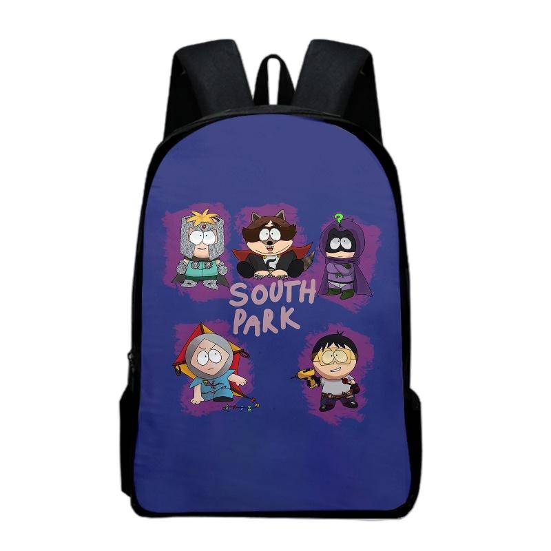 Unisex South Park Backpack With Matching Pouches For Students