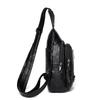 Chest Bag Women's Soft Leather Shoulder Bag Vintage Crossbody Bag