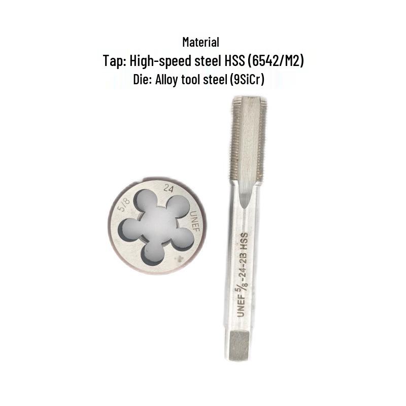 Tap and Die Set: Multi-Size Manual 1/4 To 1-inch