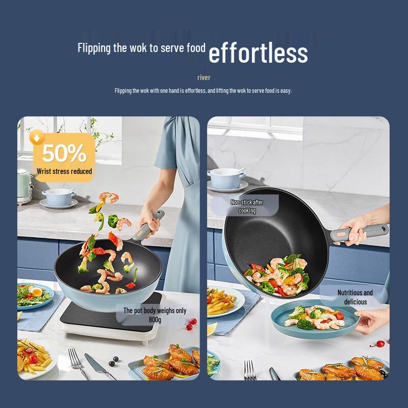 Chuidahuang 30cm Ultra-Light Non-Stick Wok