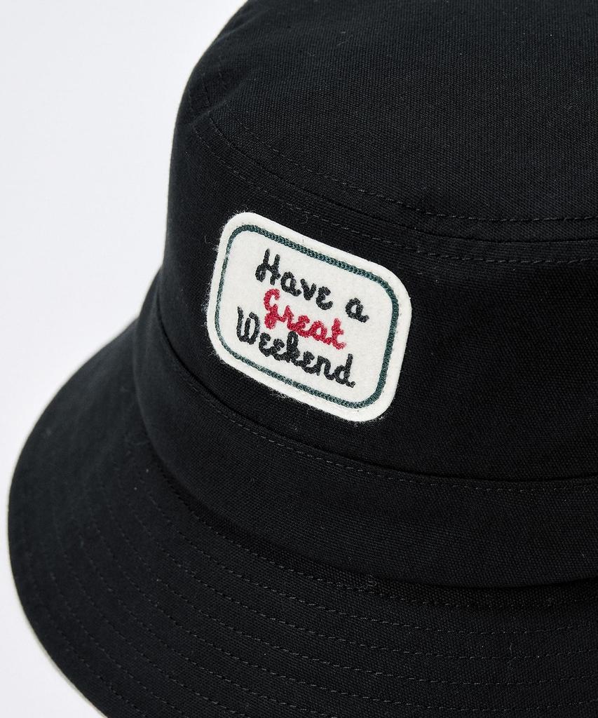 [Munsingwear] Bucket hat, padded, warm, adjustable size, cold weather, golf, MG4FCP76U BK00 (black)
