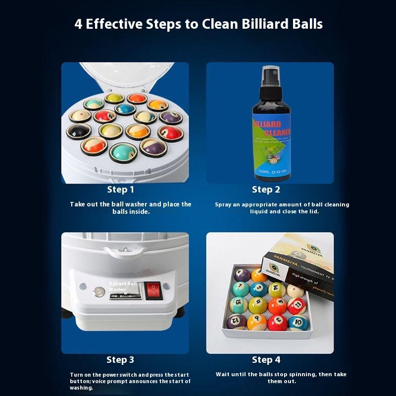 100Ml Billiard Ball Cleaning Agent Pool Ball Spray Billiard Ball Maintenance Cleaner Pool Ball Polish Agent For Billiard Clean