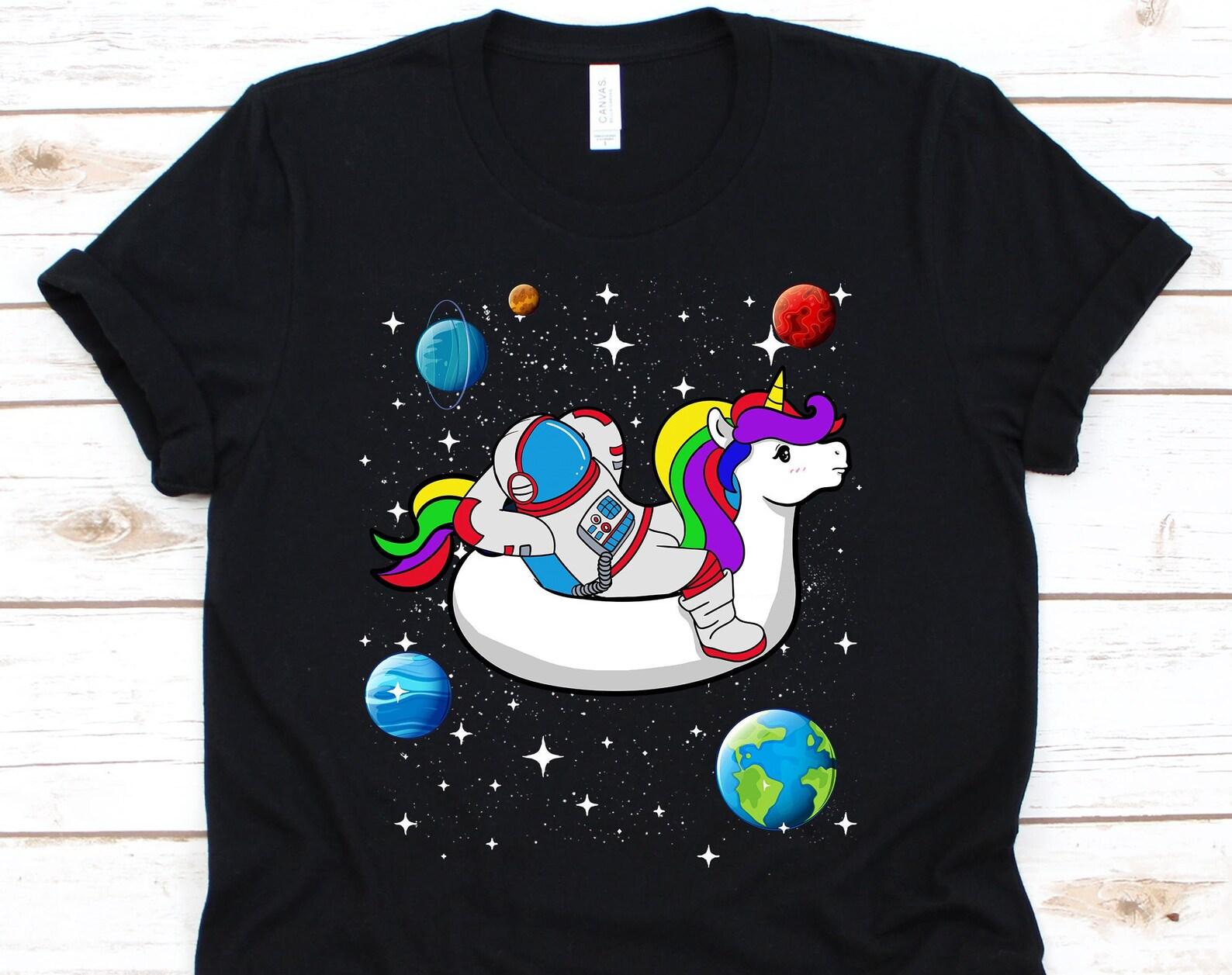 Astronaut T-Shirt, Rocket Shirt, Astronaut Shirt, Astronaut Costume, Astronaut Gift, Space Shirt, Unicorn Shirt, Unicorn Gifts 4XL