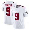 3rd Gen Embroidered Football Jersey Falcons 9 White Penix Jr. Mens Sports Shirt
