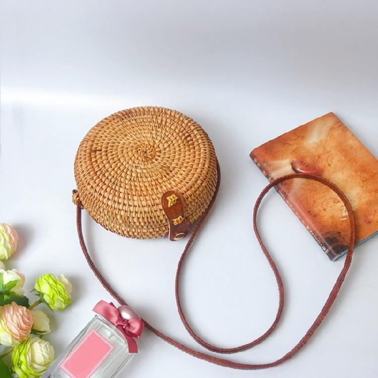 Handwoven Shoulder Bag Crossbody Bags Rattan Bag for Women Girl Vintage Handbag
