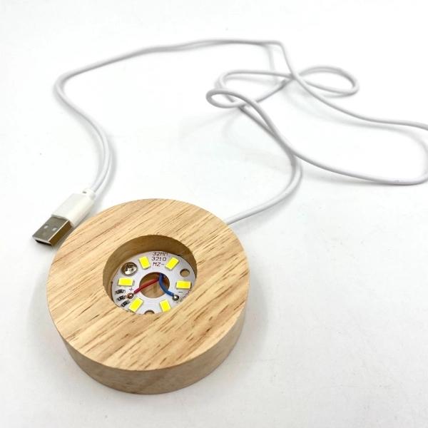 Lampe Boule de cristal à LED motif voie lactée Veilleuse Astronomie