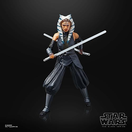 Hasbro Star Wars Black Series Ahsoka Tano, Star Wars "Ahsoka" 6-inch (15 Cm) Action Figure, Ages 4 and Up, F7038, Authentic