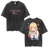 Anime Marin Kitagawa My Dress Up Darling Vintage Washed T Shirts Men Women Summer Fashion Kawaii Clothing Short Sleeve T-shirt18
