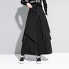 Women's Spring and Autumn Models Plus Size Leisure Trousers Loose False Two Pieces Comfortable Breathable Wide Legged Trousers Streetwear Trousers