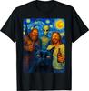 Cat Selfie Bigfoot Jesus Alien Picture T-Shirt