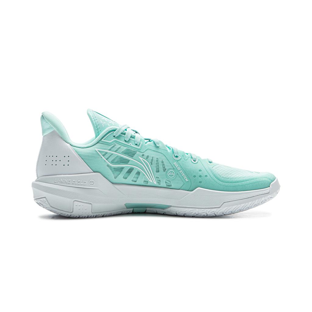 Li Ning Light Speed 3 Basketball Shoes Men's Low Top Island Blue White ABPV005-3