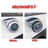 For BYD  ATTO 3 YUAN PLUS   ABS 4-door Speaker Ring Cover car door Audio Sound Frame Loudspeaker Sticker Trim