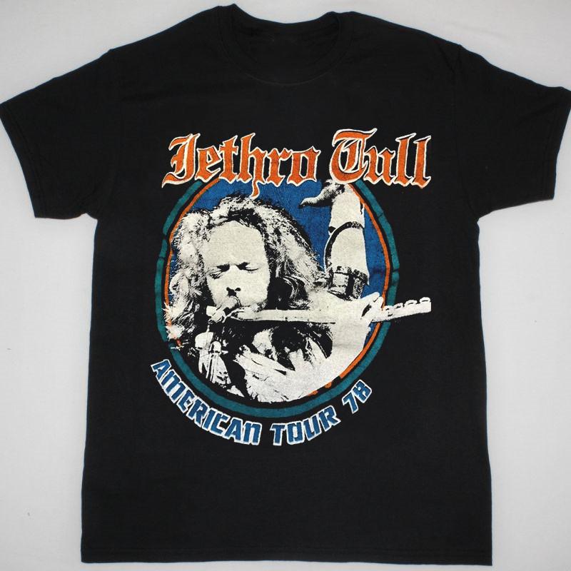Jethro Tull American Tour Black Short Sleeve All Size S to 5XL T-Shirt Unisex T-Shirt XL