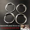 For Nissan Qashqai J10 J11 Dualis 2 X-Trail Rogue T32 Car Accessories Plastic Chrome Door Audio Speaker Ring Decorative Cover