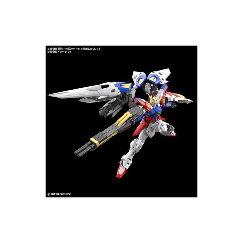 BANDAI SPIRITS RG Mobile Suit Gundam Wing Wing Gundam Zero 1/144 Scale Pre-Colored Plastic Model Kit