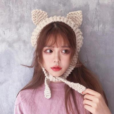 Women's 4-color Cat Ear Earmuffs FW Hat