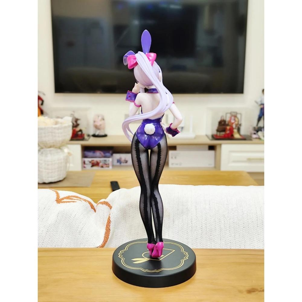 18CM Anime Overlord Shalltear Bloodfallen Figure Bunny Girl Dress Cute Model Toys Gifts Collection Decoration Ornaments PVC