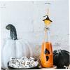 NUOLUX 72-Pack Halloween Decorative Straws, Party Paper Straws with Cute Pumpkin and Witch Hat Designs, Creative Drinking Straws